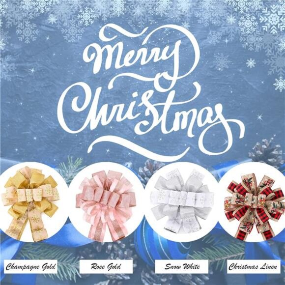 40x13 Inches Toppers Bow with Glitter Satin Mesh Streamer and Patterned White - Picture 3 of 5